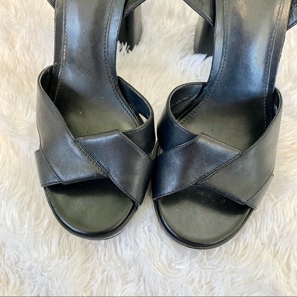 Michael Kors Fallon Chunky Black Heels - Picture 8 of 17